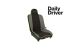 PRP Daily Driver Seat (hi or low back) Main Photo Green Black