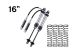 Radflo 2.0 Remote Reservoir Shock and 4 Springs Kit - 16 inch (SET OF TWO)