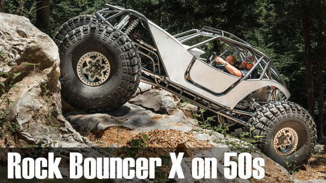 Wide Open Design Rock Bouncer X Chassis Modified to fit 50 inch tires