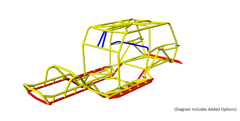 Jeep LJ Tube Frame Chassis Tubing Size 3 Jeep LJ Tube Frame Chassis Tubing Size 3