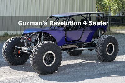 4 seat rock crawler chassis